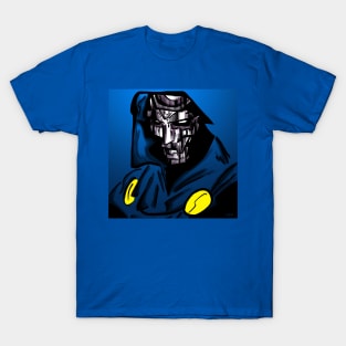 blue doctor doom in multiverse madness T-Shirt